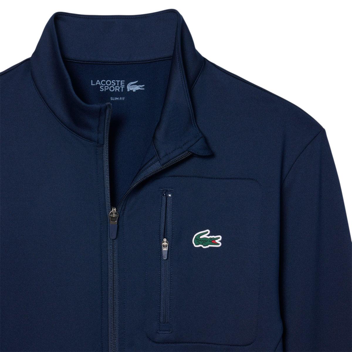 Lacoste Ultra Dry Stretch Midlayer Trøje Herre NAVY BLUE