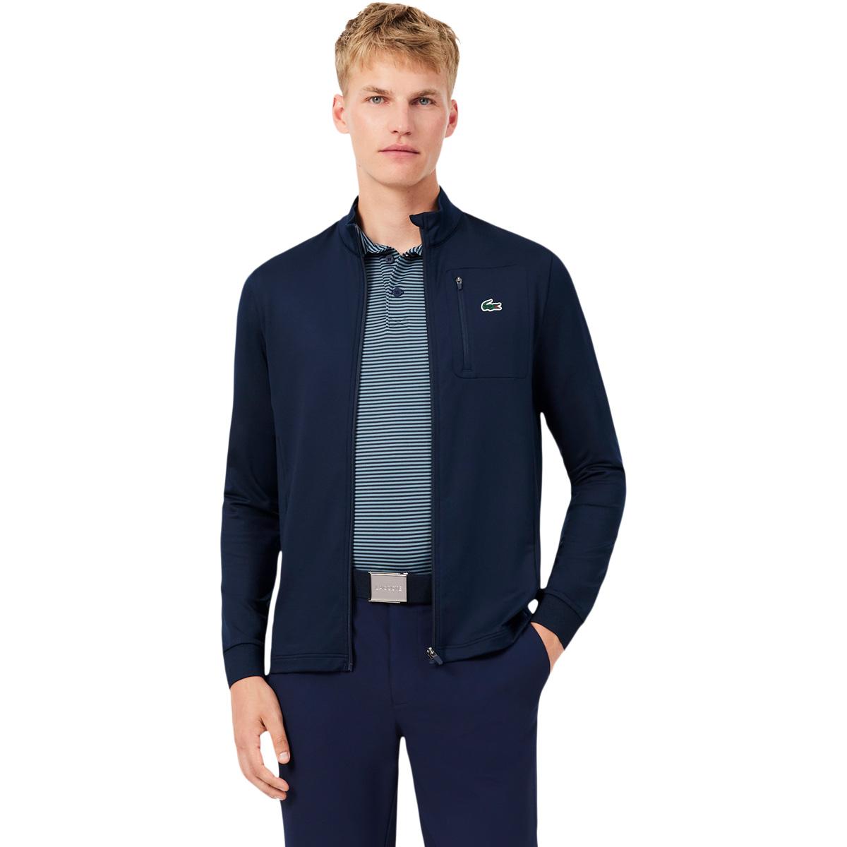 Lacoste Ultra Dry Stretch Midlayer Trøje Herre NAVY BLUE