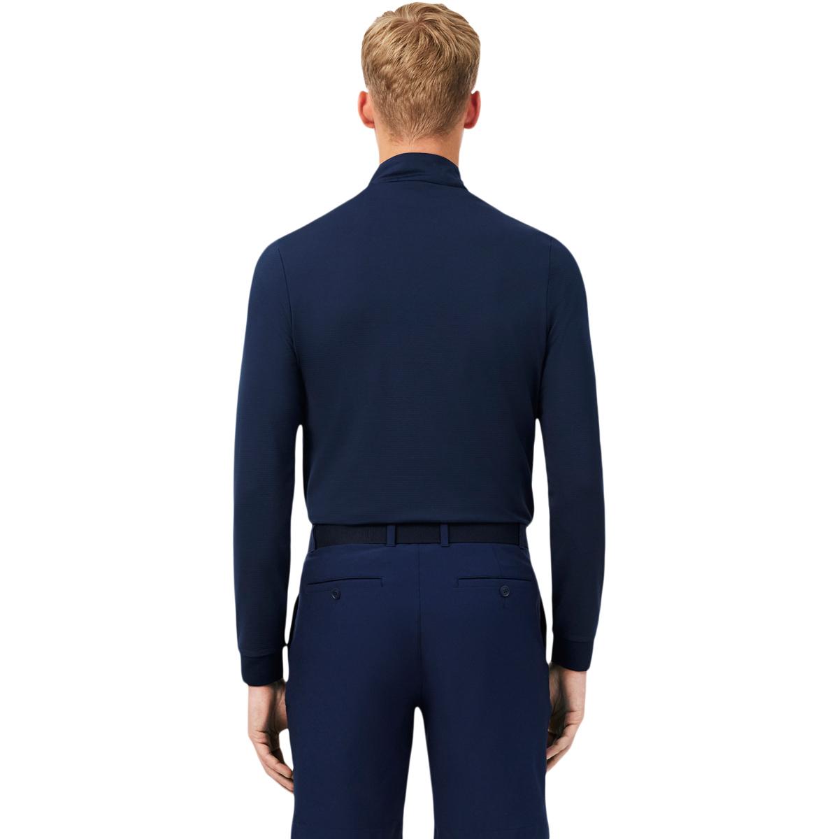 Lacoste Ultra Dry Half Zip Midlayer Trøje Herre NAVY BLUE/NAVY BLUE