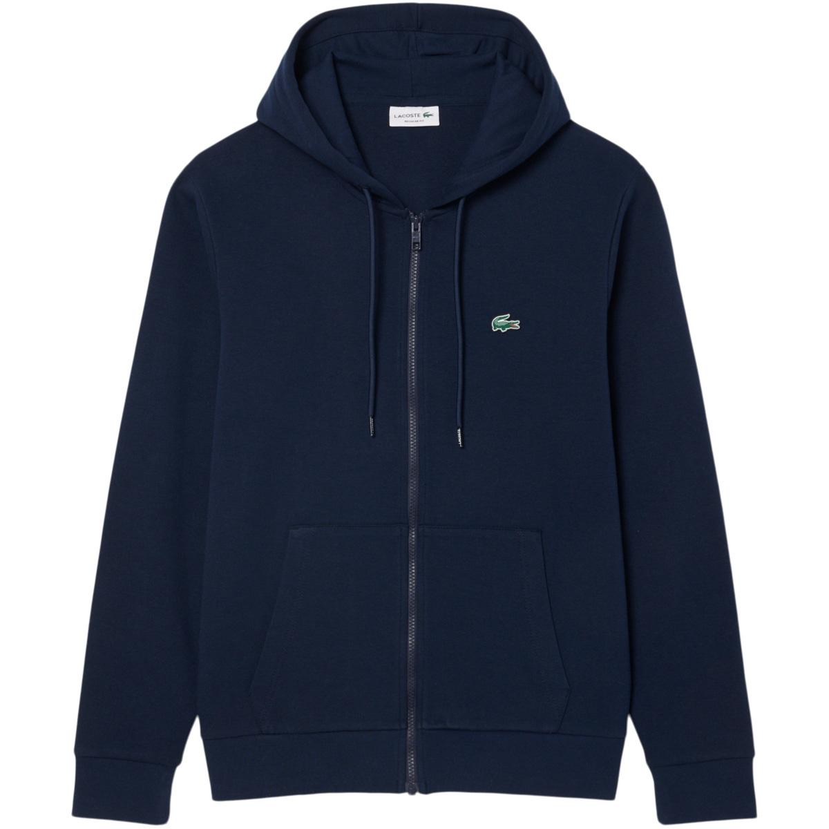 Lacoste Full Zip Hættetrøje Herre NAVY BLUE