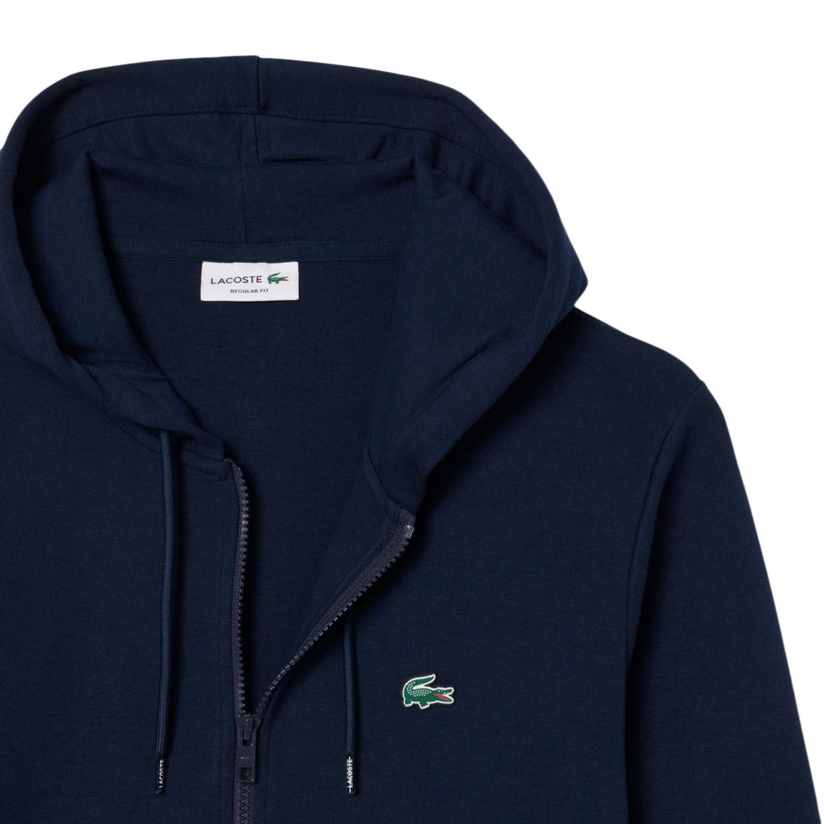 Lacoste Full Zip Hættetrøje Herre NAVY BLUE