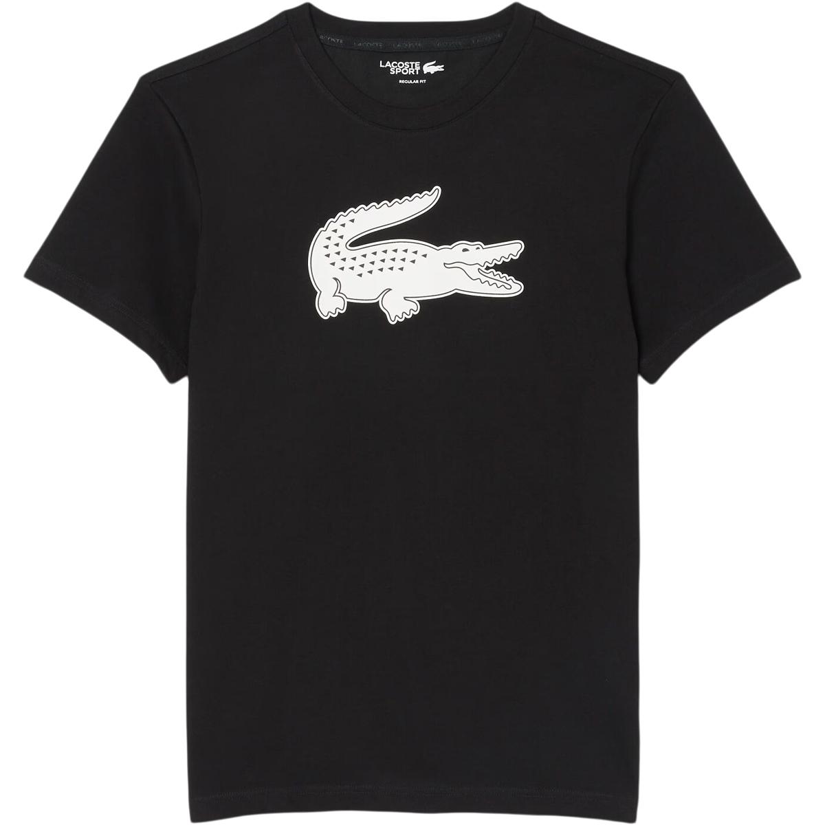 Lacoste Ultra Dry XXL Logo Sport T-skjorte Herre Black/White
