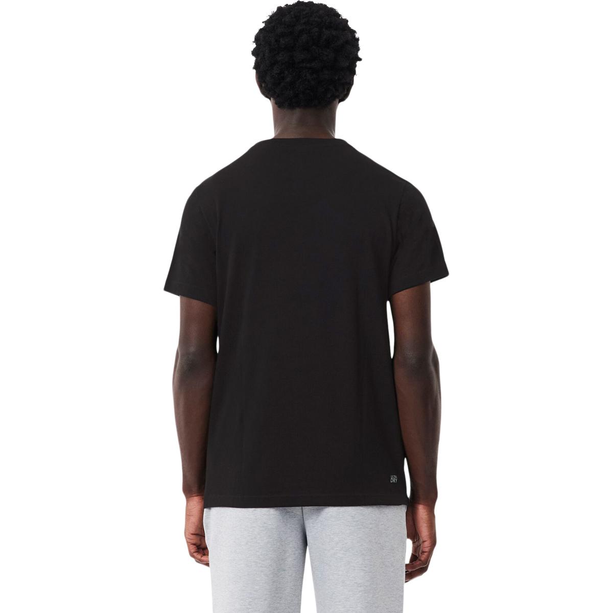 Lacoste Ultra Dry XXL Logo Sport T-skjorte Herre Black/White