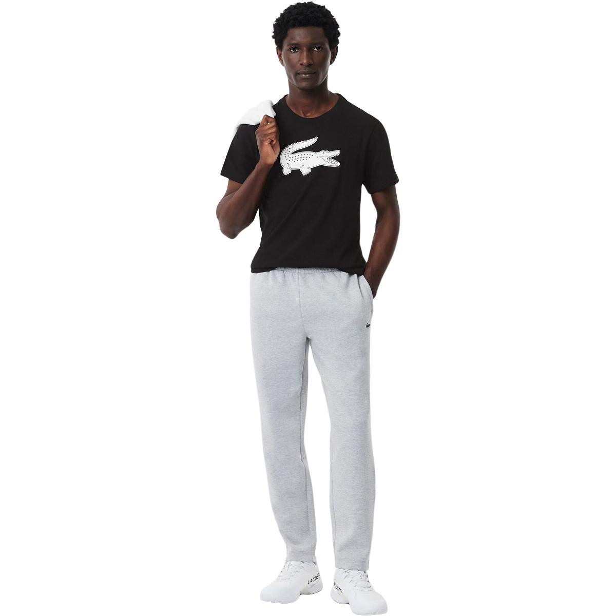 Lacoste Ultra Dry XXL Logo Sport T-skjorte Herre Black/White