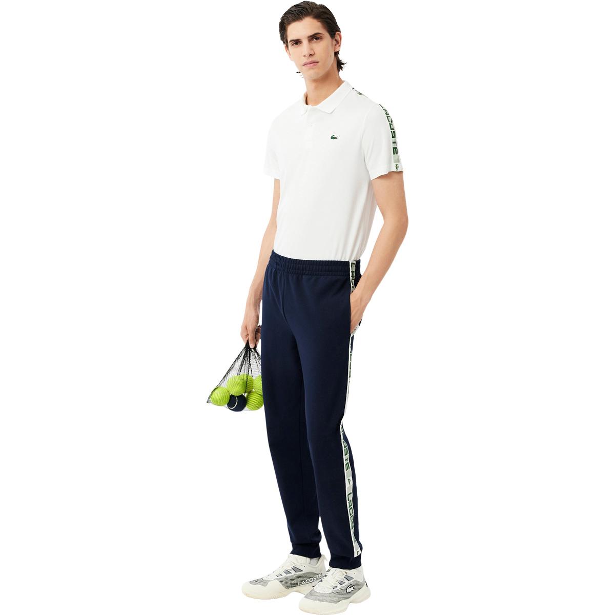 Lacoste Tennis Logo Stripe Treningsbukser Herre Navy