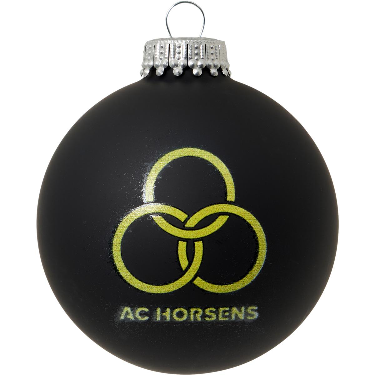 AC Horsens Julekugle Black