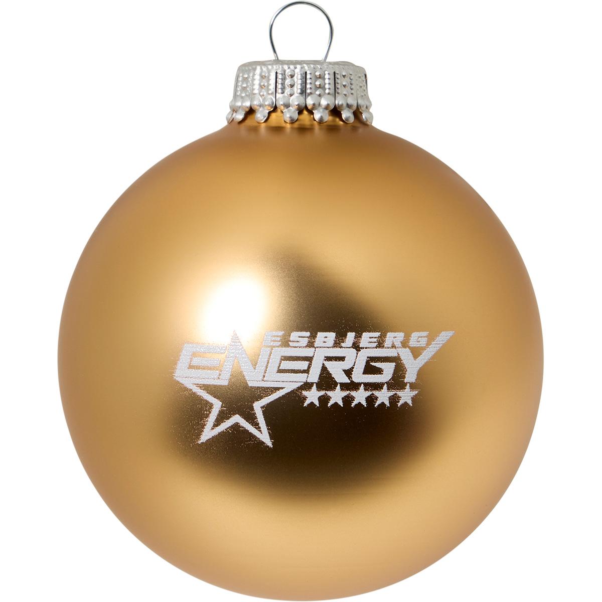 Esbjerg Energy Julekugle Guld