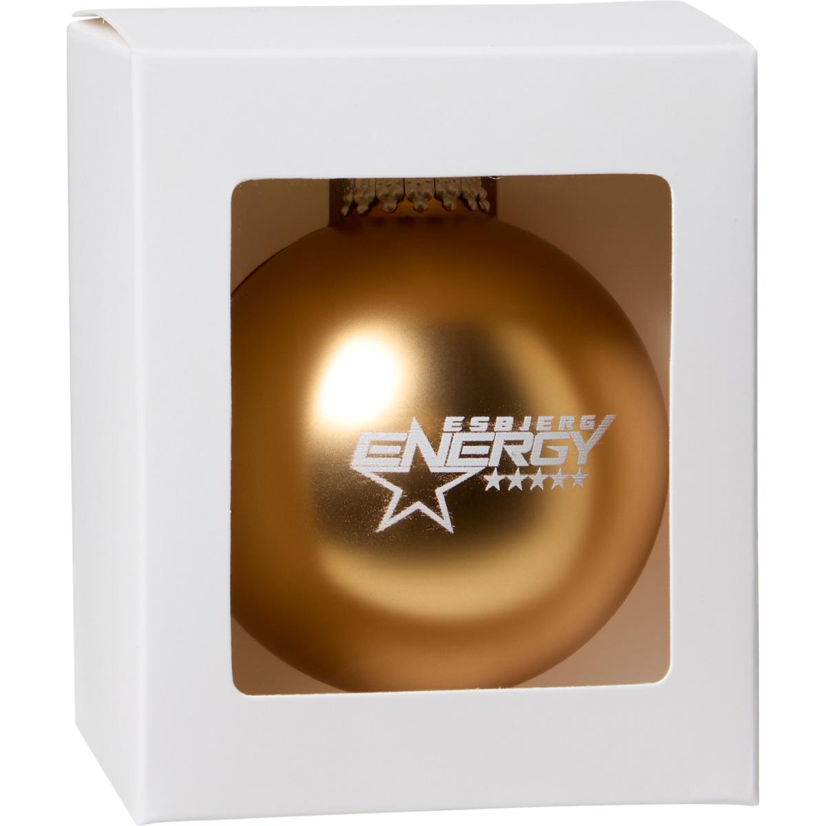 Esbjerg Energy Julekugle Guld