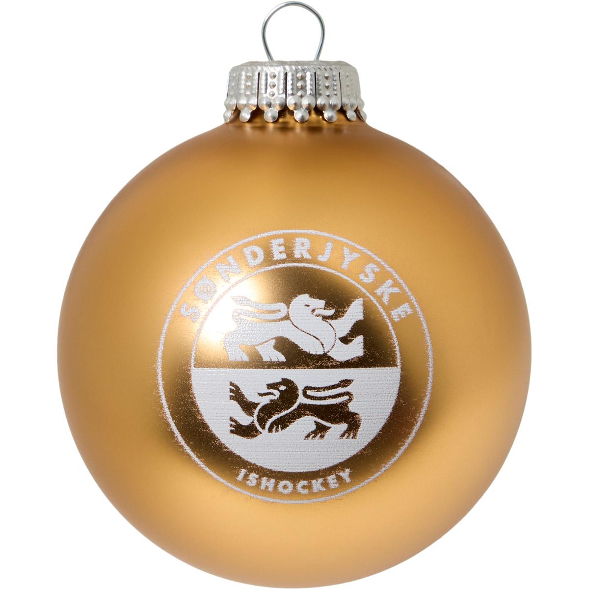 Sønderjyske Ishockey Julekugle Guld