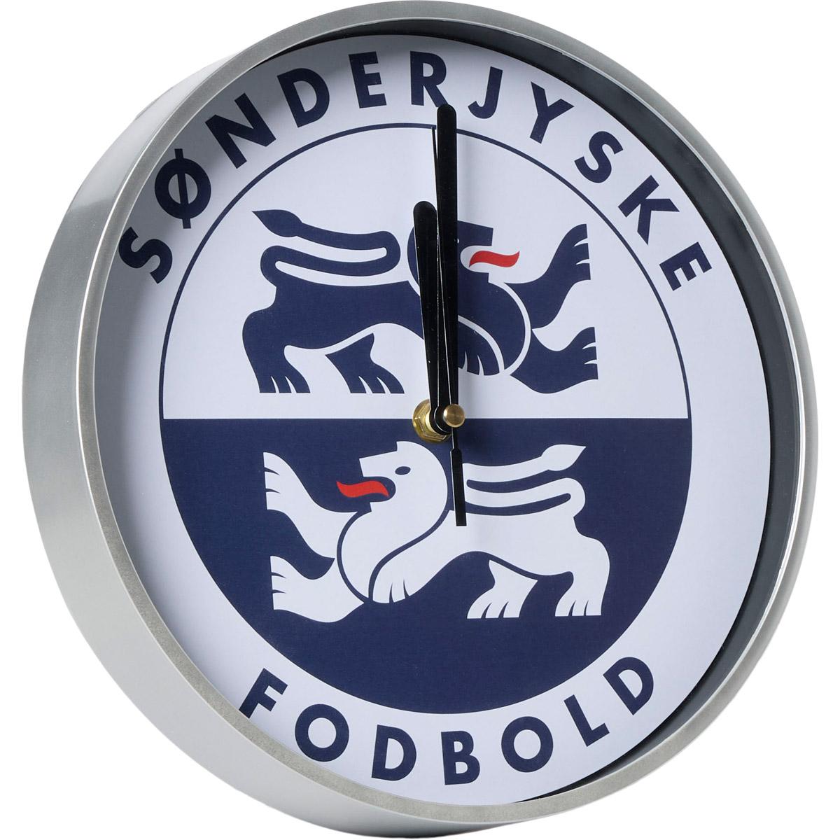 Sønderjyske Fodbold Veggklokke Logo