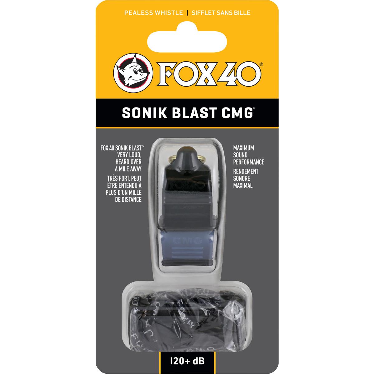 Fox 40 Sonik Blast CMG Fløjte Black