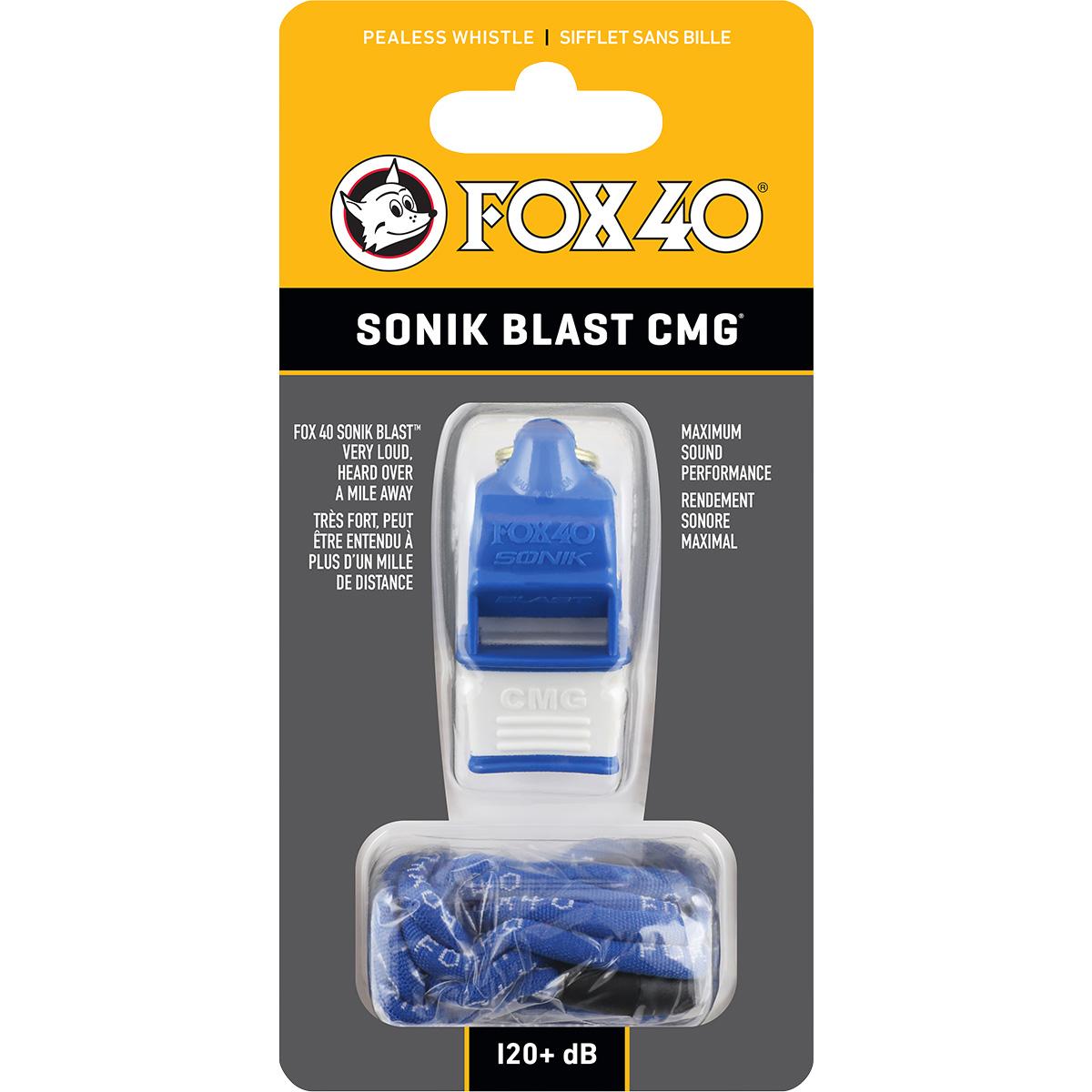 Fox 40 Sonik Blast CMG Fløjte BLUE/WHITE