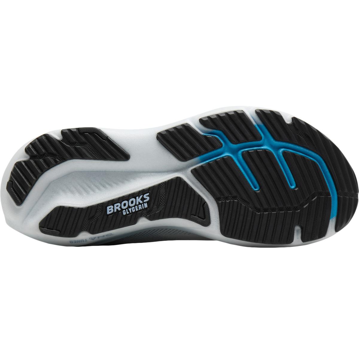 Brooks Glycerin 23 Løbesko Herre White/Rain/Baltic Sea