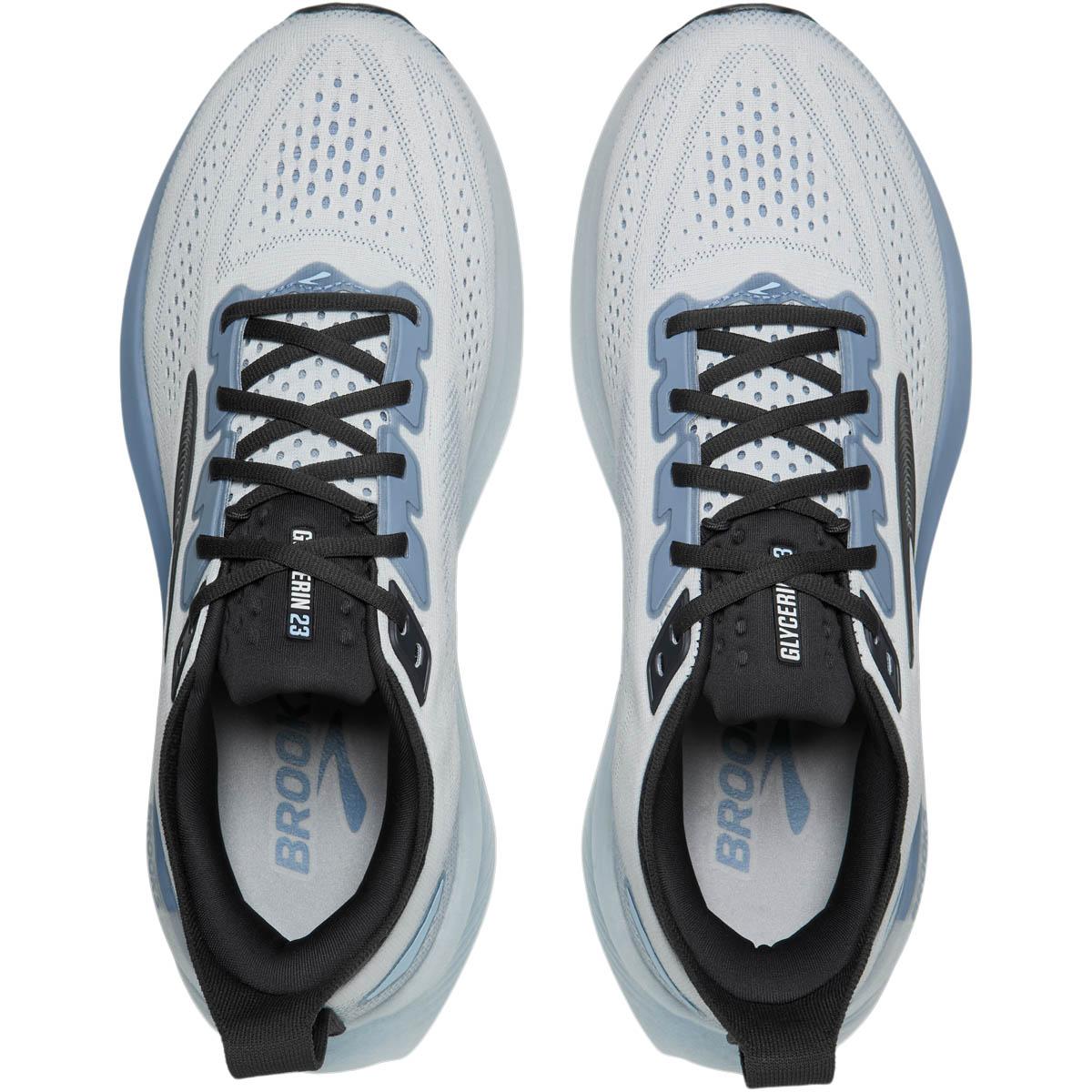 Brooks Glycerin 23 Løbesko Herre White/Rain/Baltic Sea