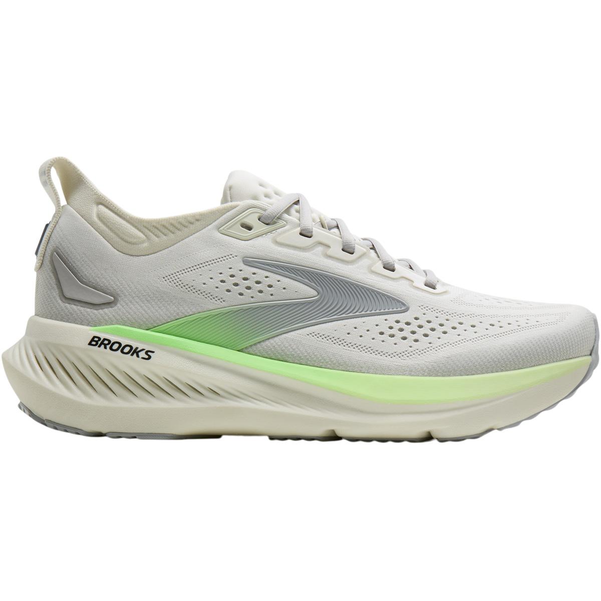 Brooks Glycerin 23 Løbesko Herre Beige/Neo Green