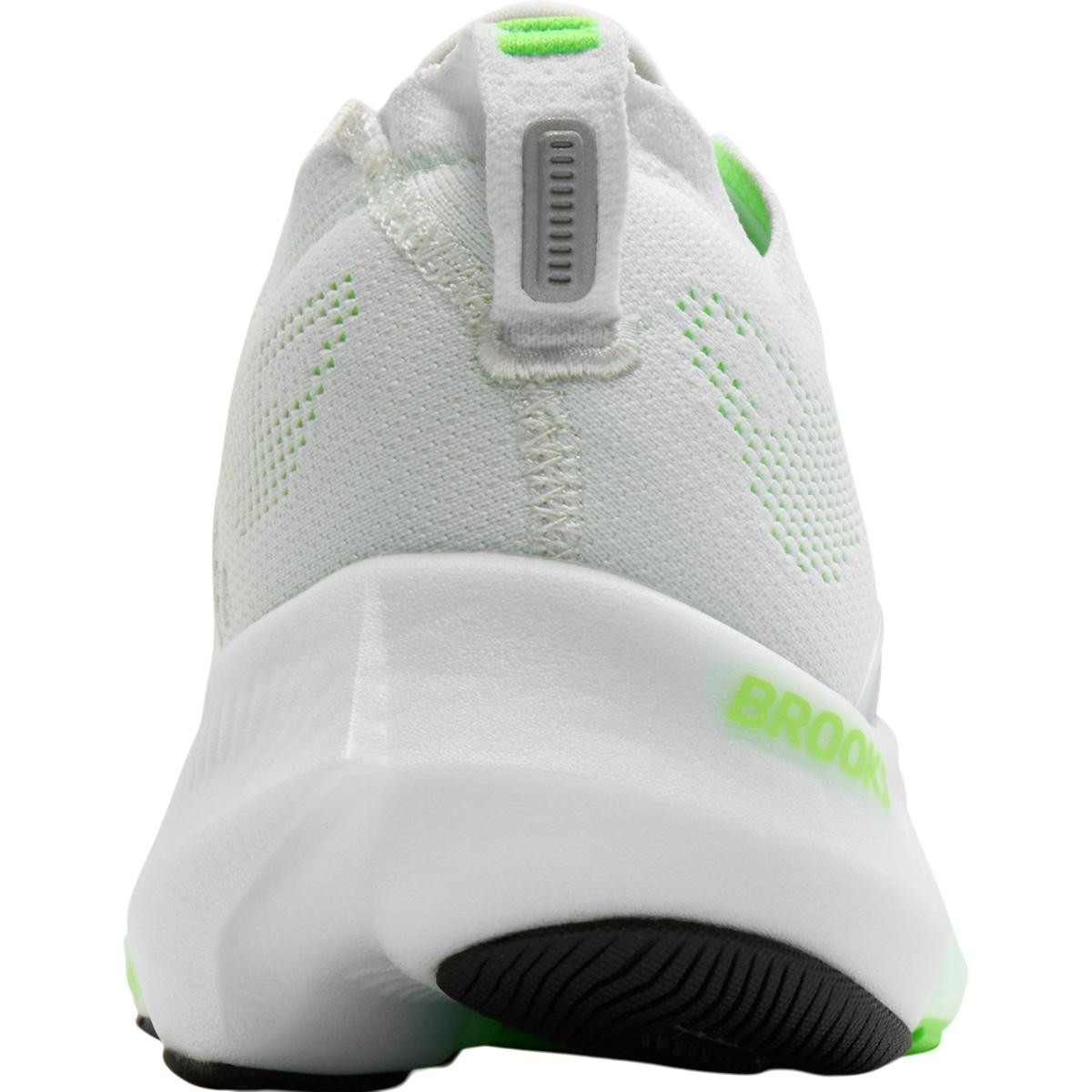 Brooks Glycerin Flex Løbesko Herre White/Neo Green