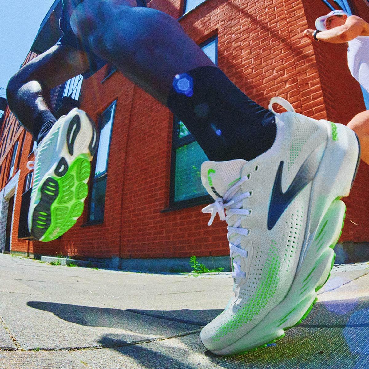 Brooks Glycerin Flex Løbesko Herre White/Neo Green