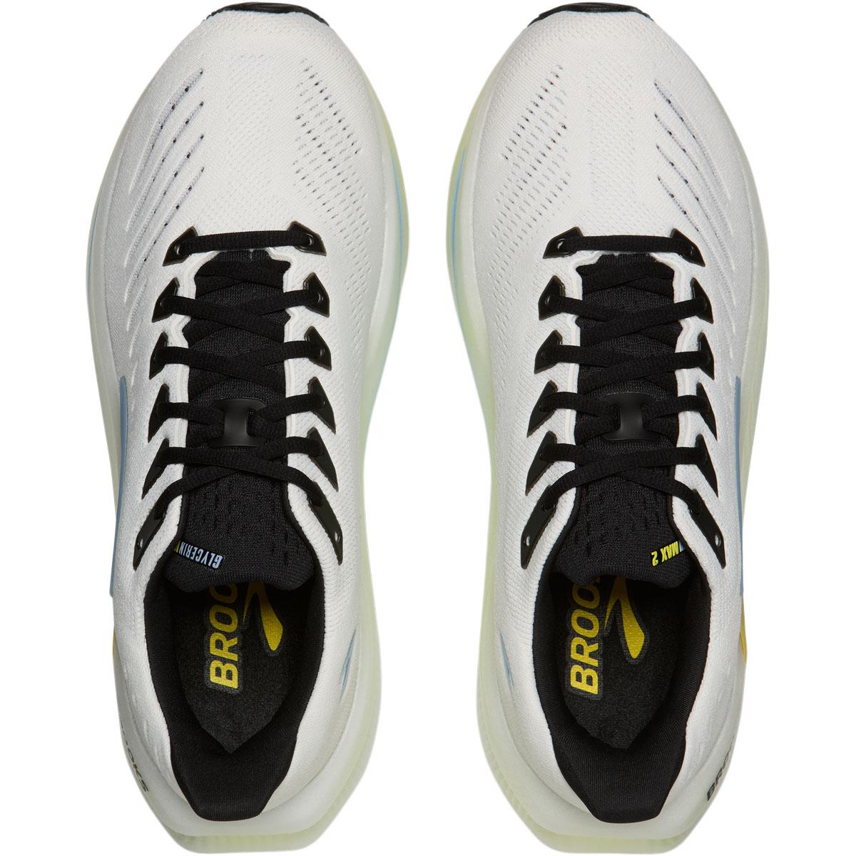Brooks Glycerin Max 2 Løbesko Herre Bright White/Black/Nightlife