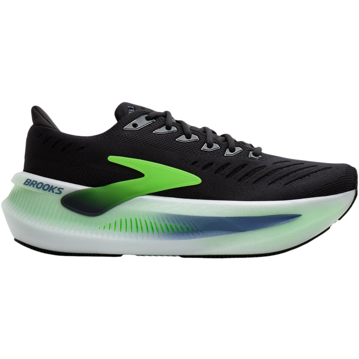Brooks Glycerin Max 2 Løbesko Herre Black/Lime Green