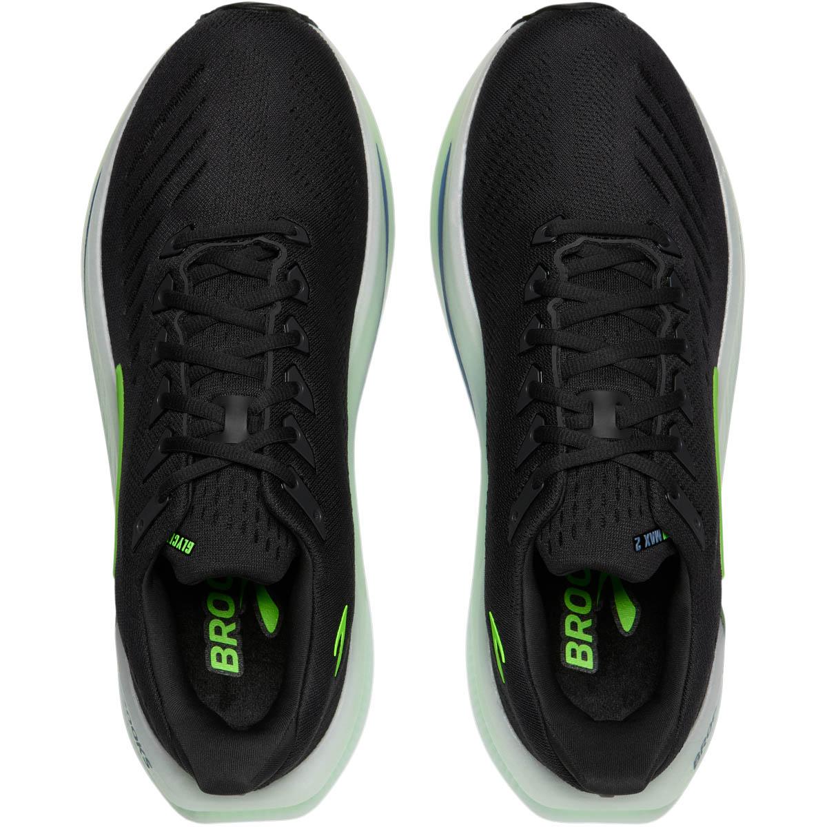 Brooks Glycerin Max 2 Løbesko Herre Black/Lime Green