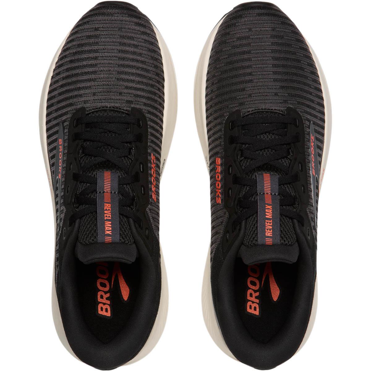 Brooks Revel Max Løbesko Herre Black/Ebony/Tigerlilly