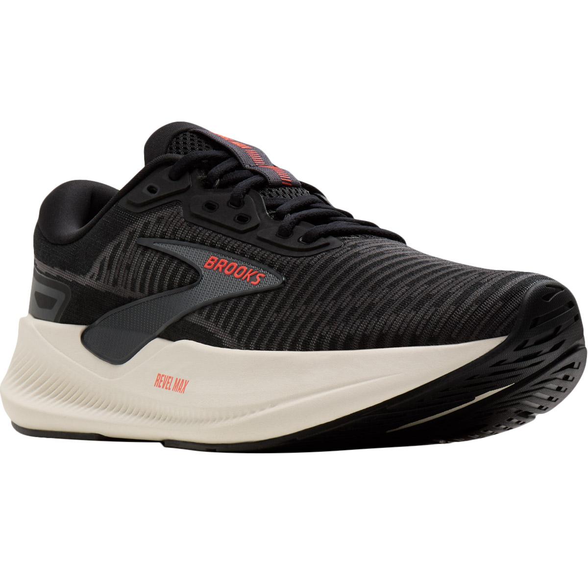 Brooks Revel Max Løbesko Herre Black/Ebony/Tigerlilly