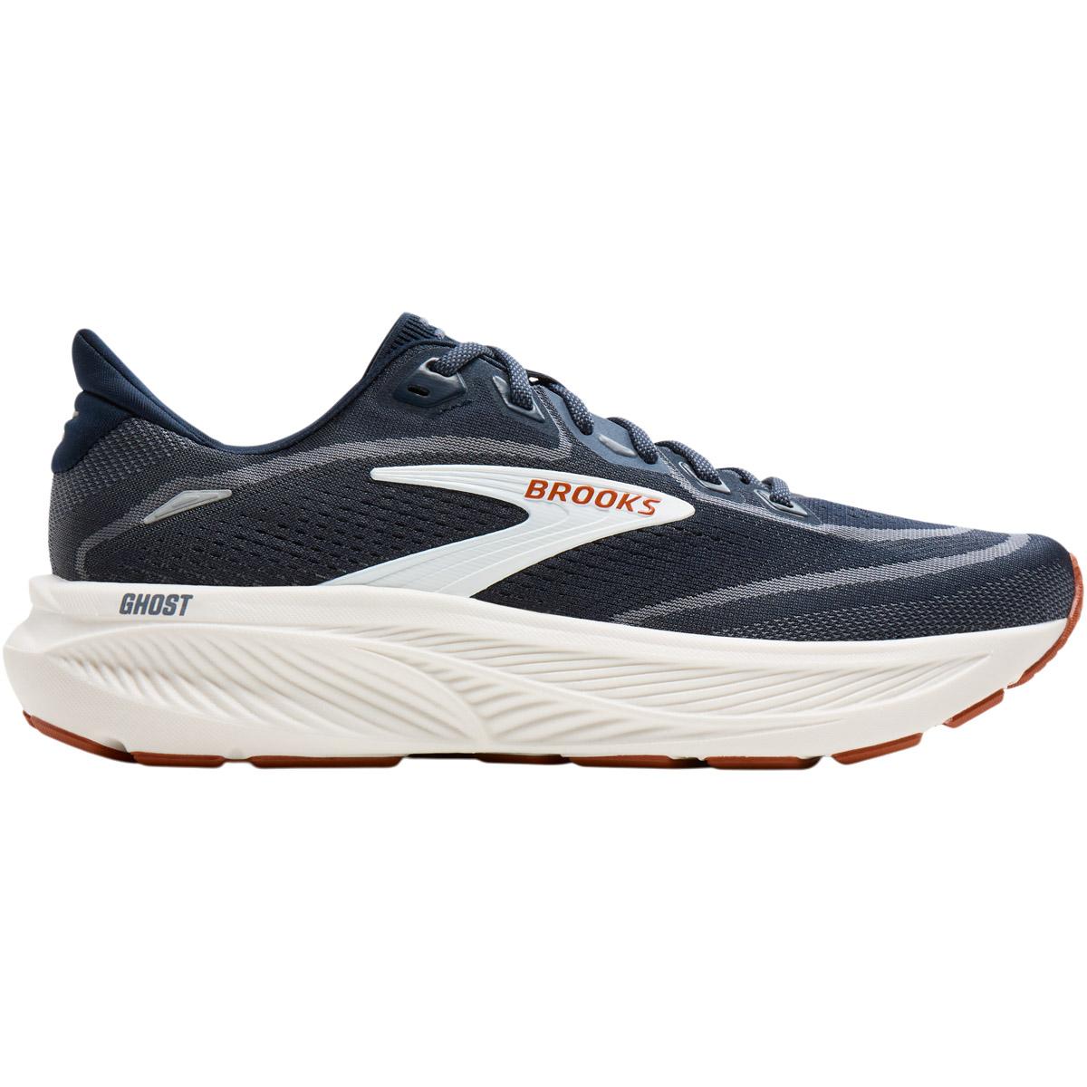 Brooks Ghost 18 Løbesko Herre Navy Blazer/Red Earth/Blue