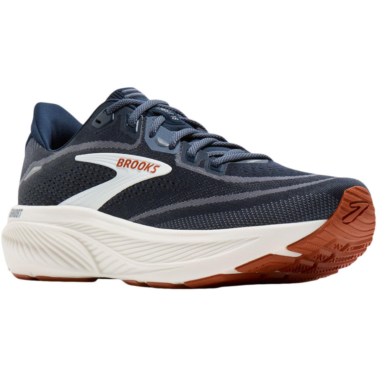 Brooks Ghost 18 Løbesko Herre Navy Blazer/Red Earth/Blue