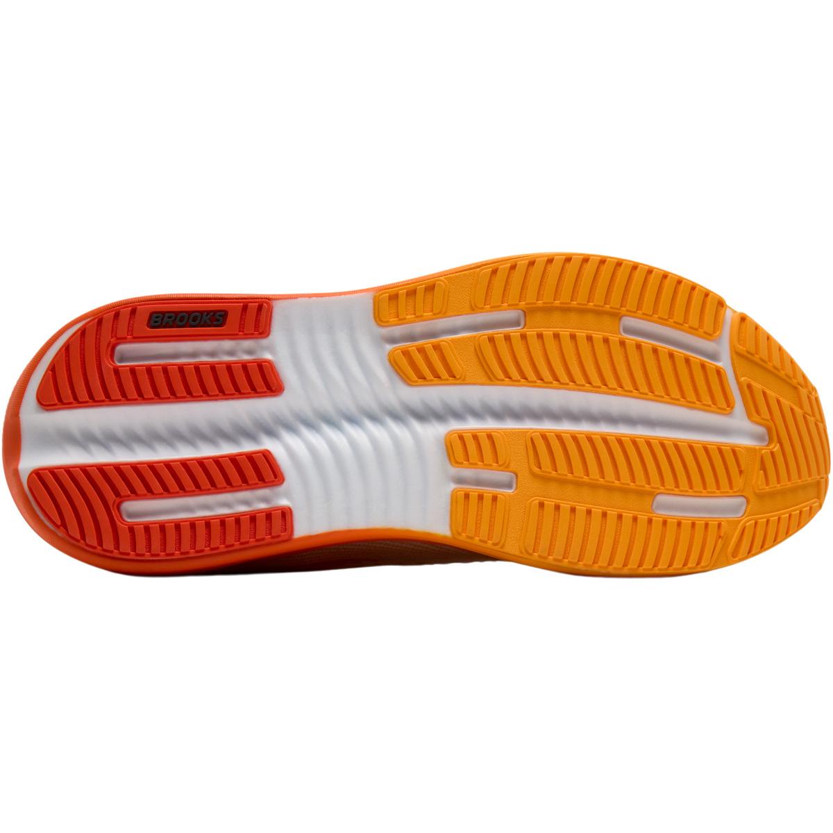Brooks Ghost Max 4 Løbesko Herre White/Orange/Red