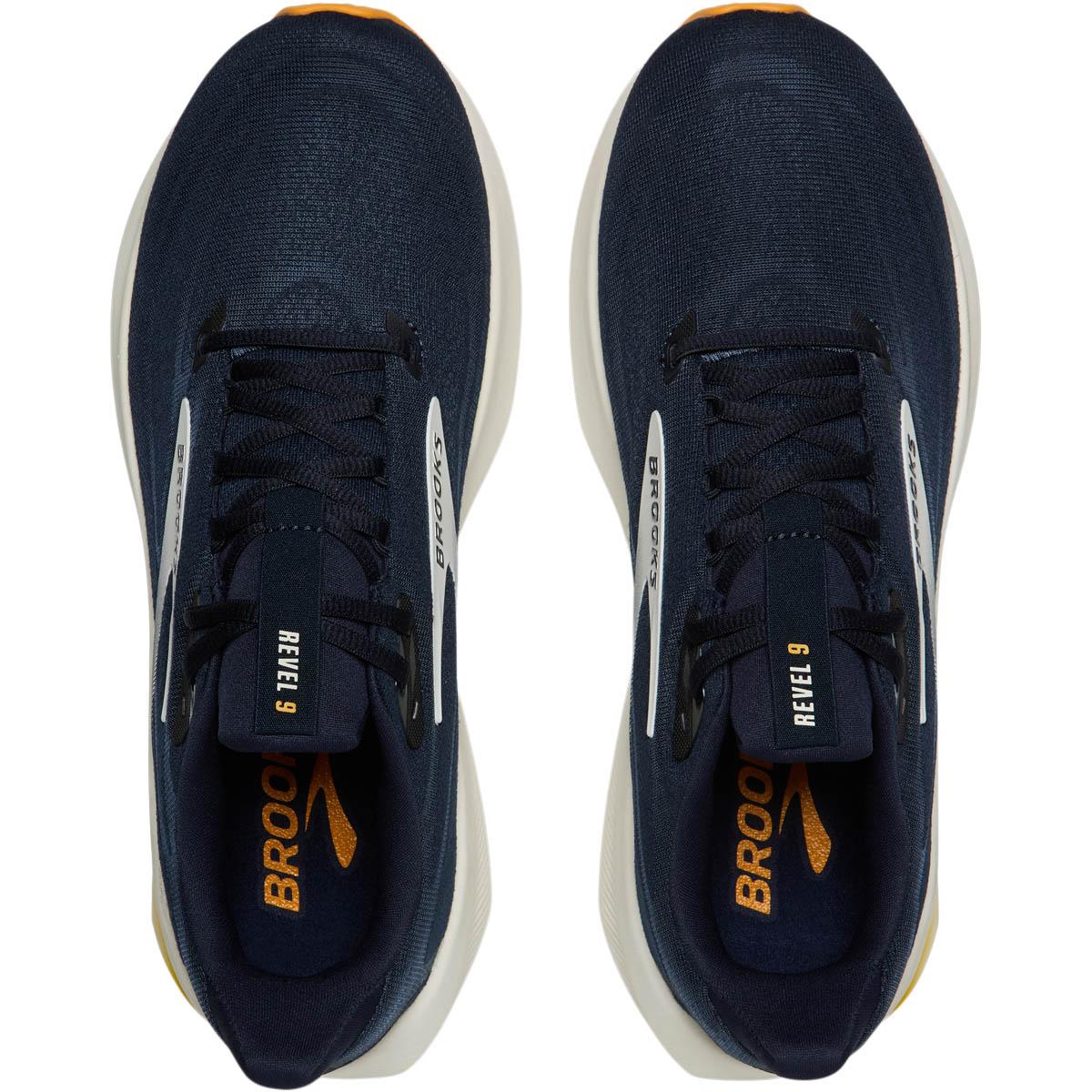 Brooks Revel 9 Løbesko Herre Navy/Navy/Orange