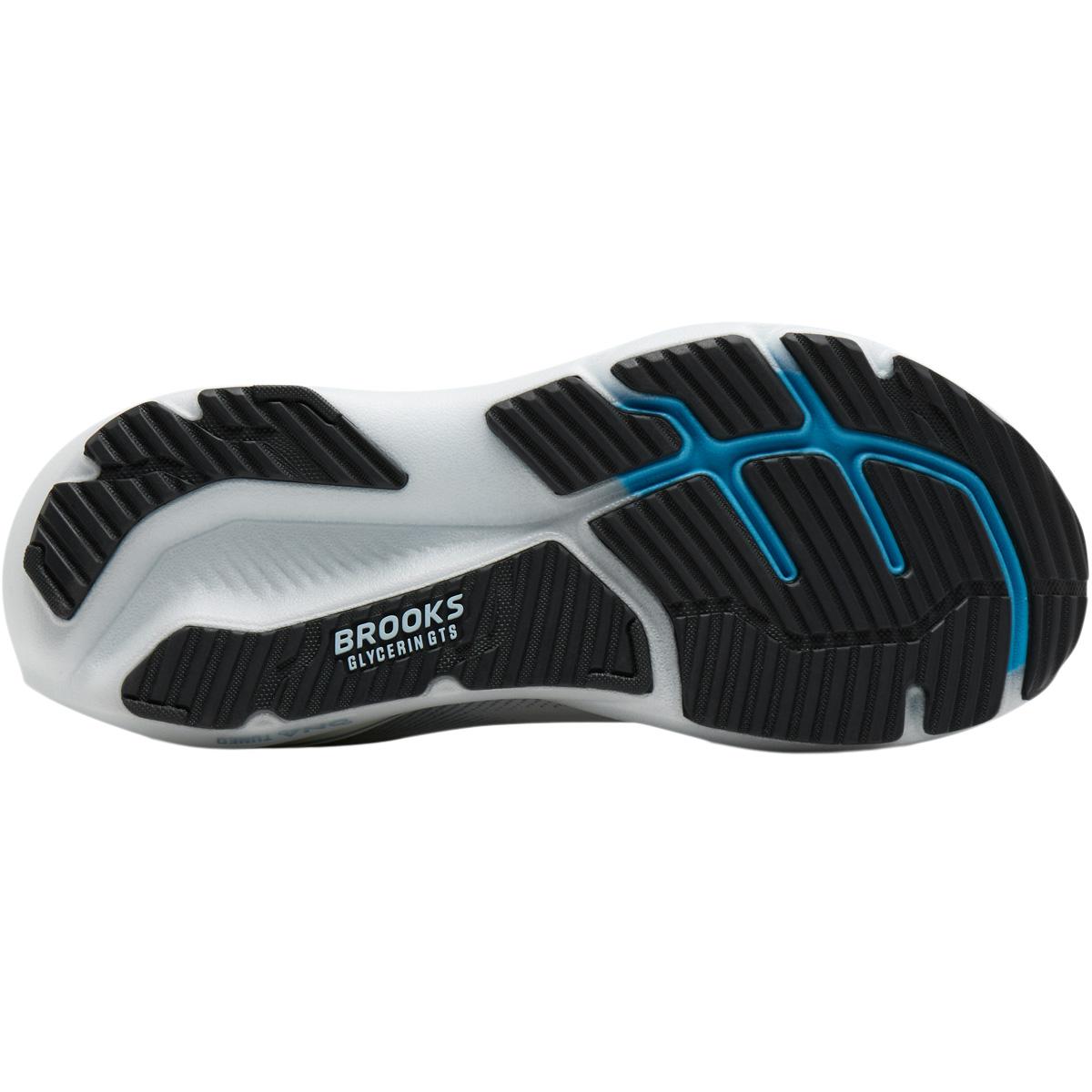 Brooks Glycerin GTS 23 Løbesko Herre White/Rain/Baltic Sea