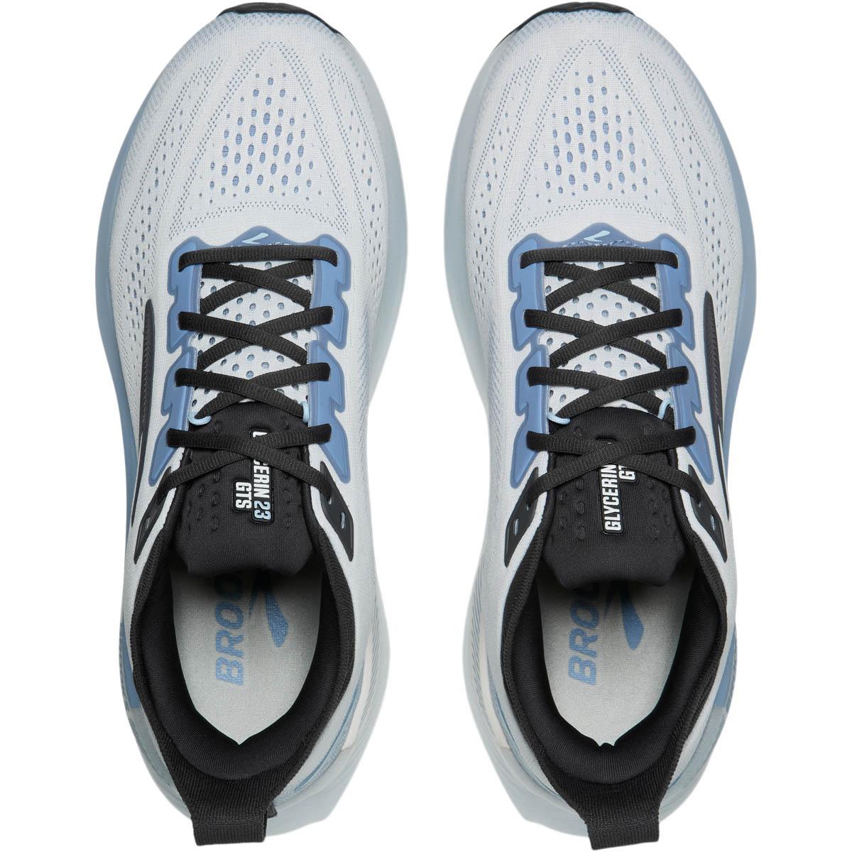 Brooks Glycerin GTS 23 Løbesko Herre White/Rain/Baltic Sea