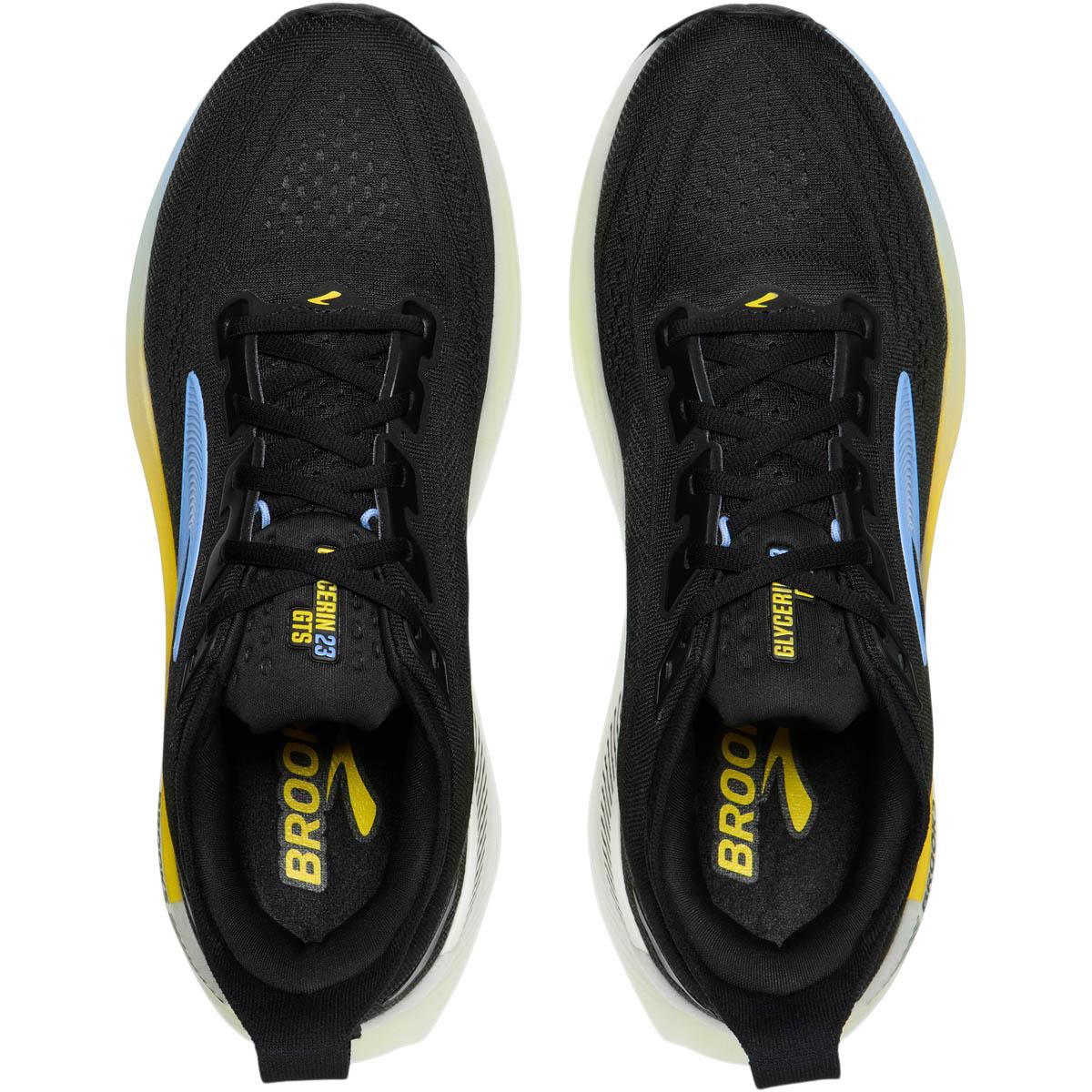 Brooks Glycerin GTS 23 Løbesko Herre Black/Cyber Yellow/Nightlife
