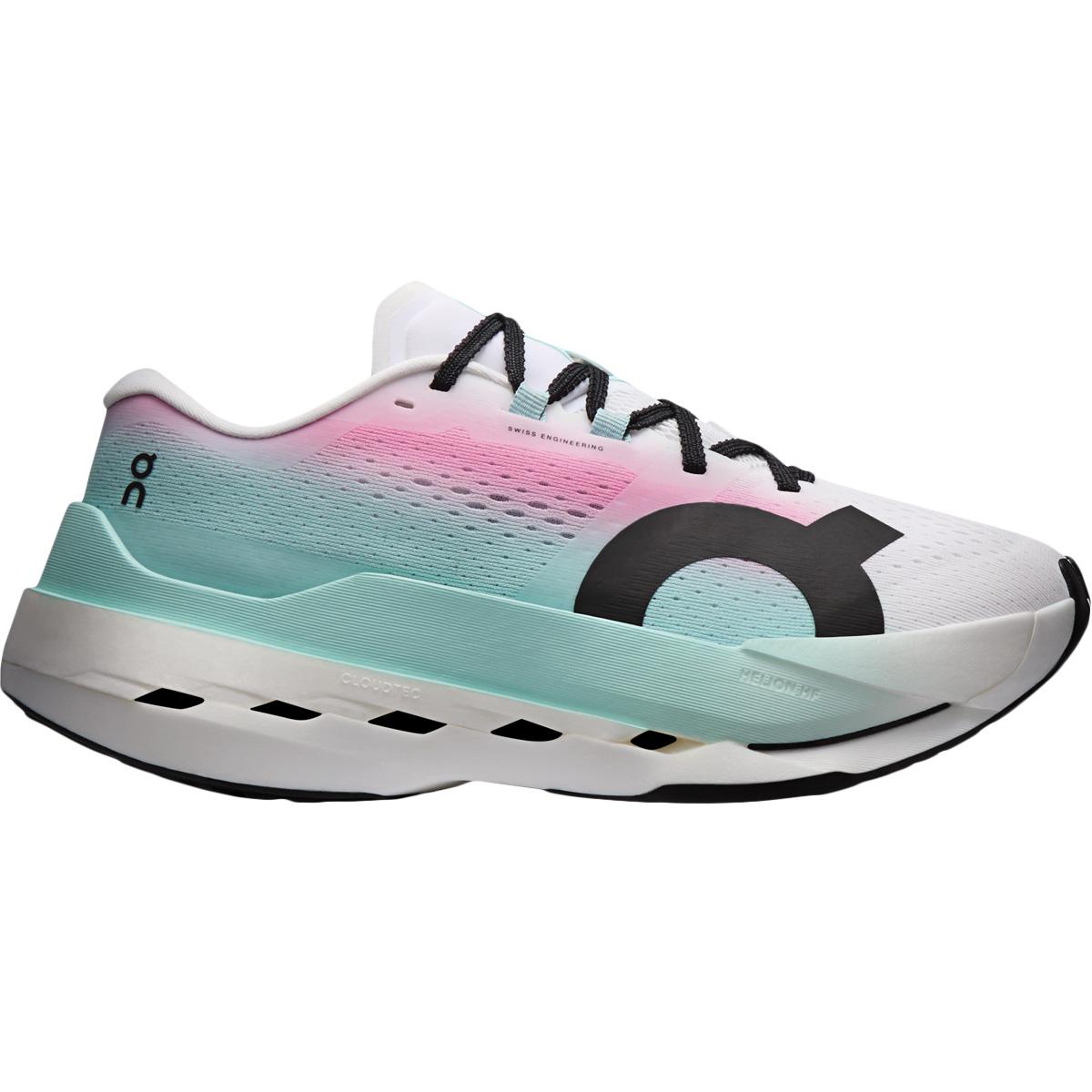 On Cloudboom Max Joggesko Dame White | Celeste