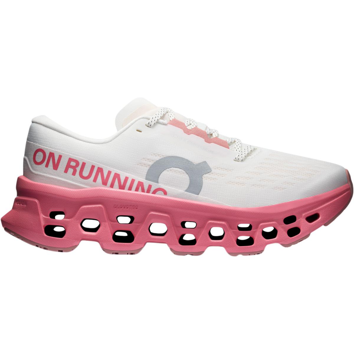 On Cloudmonster 3 Joggesko Dame Ivory | Camellia