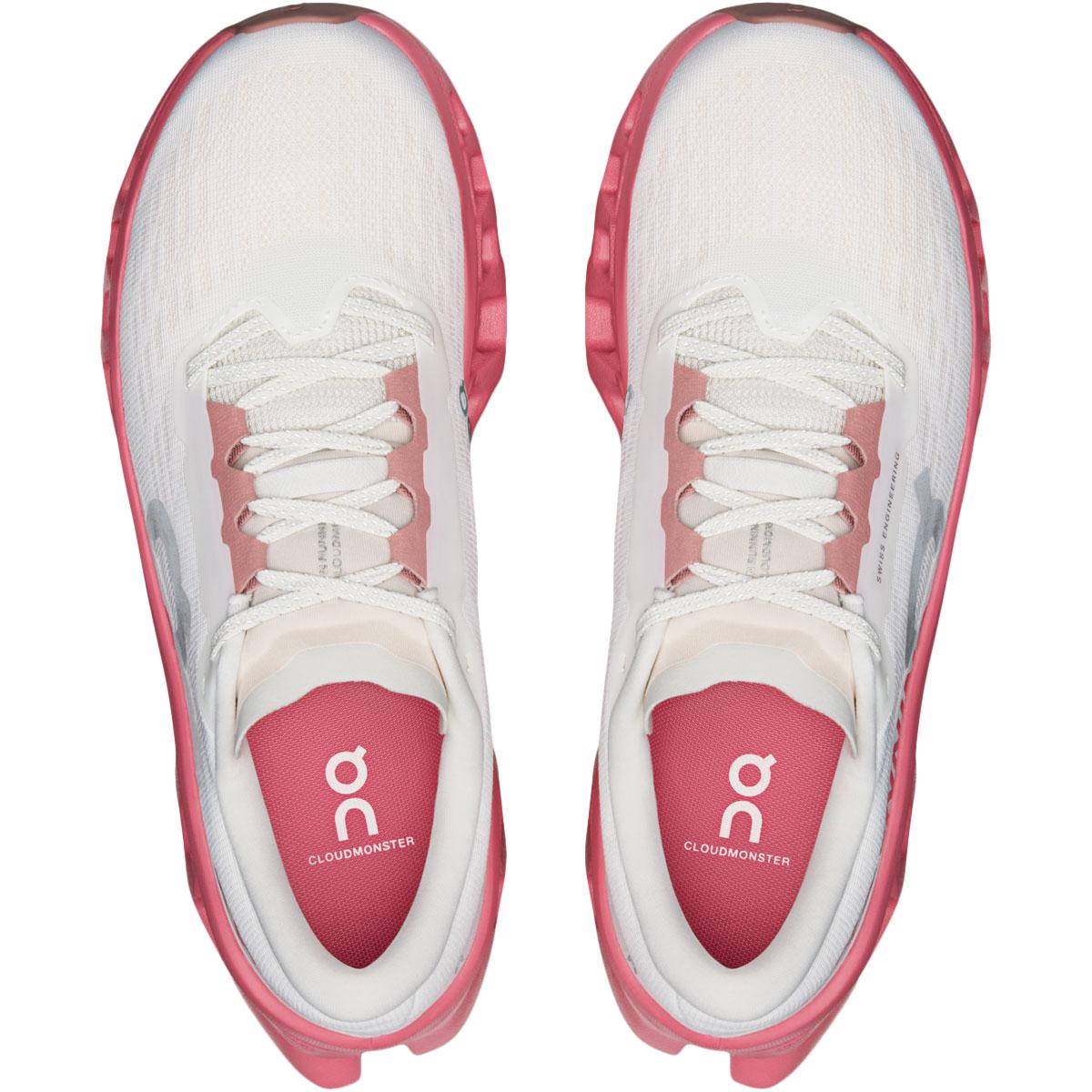 On Cloudmonster 3 Joggesko Dame Ivory | Camellia