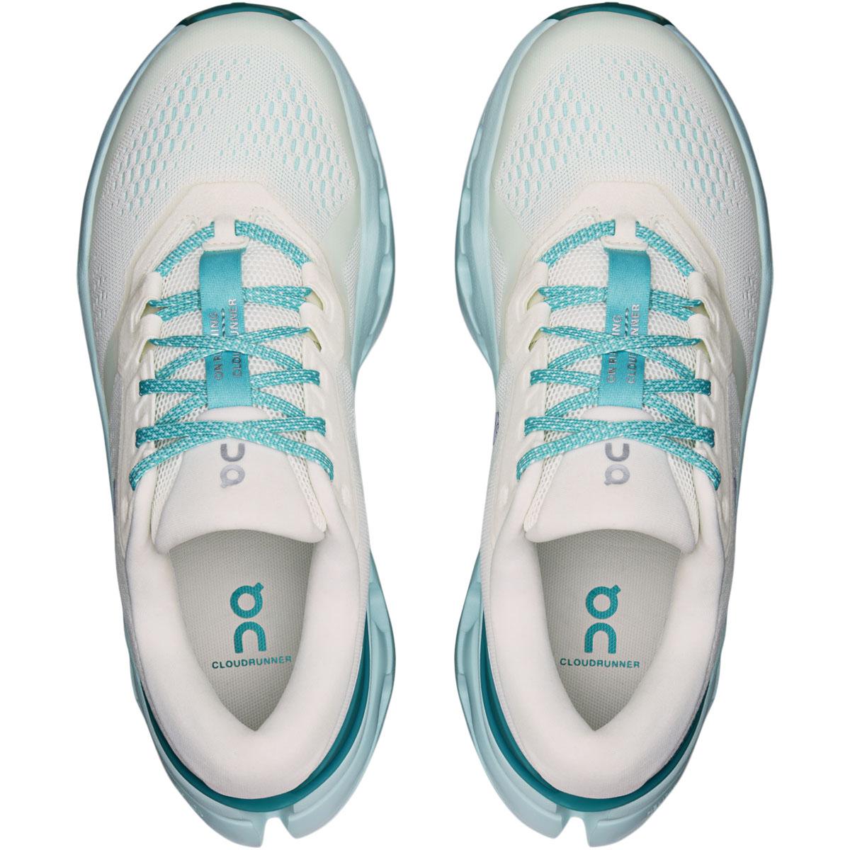 On Cloudrunner 3 Joggesko Dame Ivory | Aquamarine