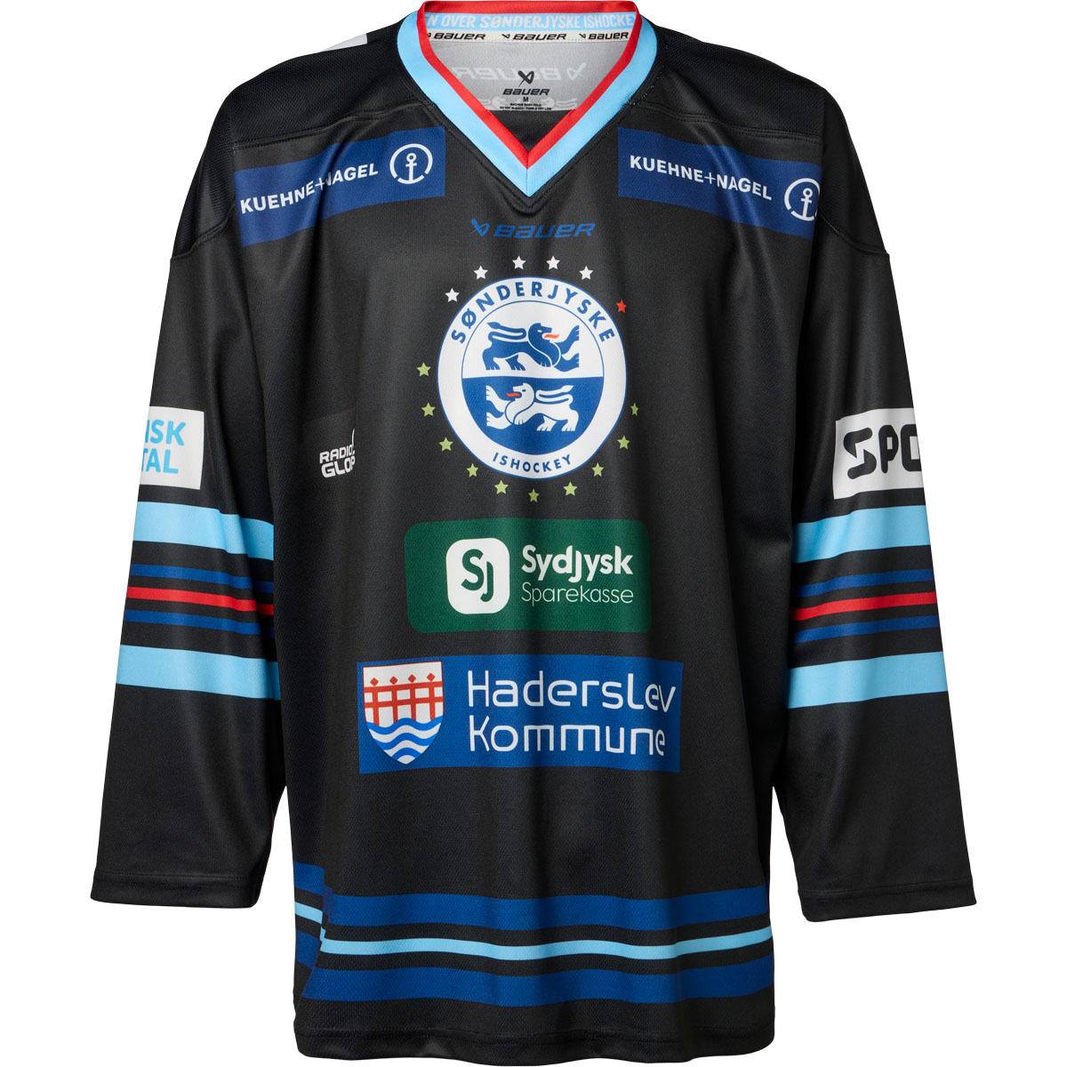 Sønderjyske Ishockey 26/27 Udebanetrøje Børn Sort
