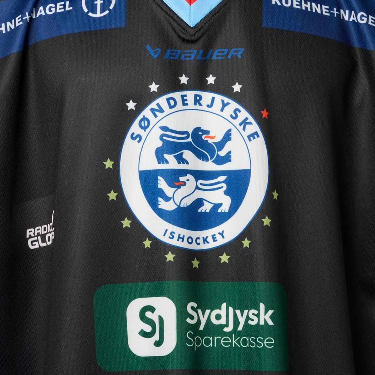 Sønderjyske Ishockey 26/27 Udebanetrøje Børn Sort