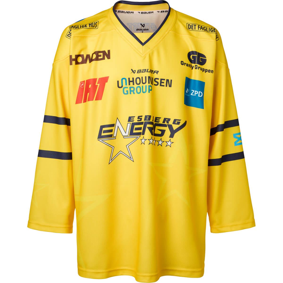 Esbjerg Energy Ishockey Hjemmebanetrøje 25/26 Børn Gul