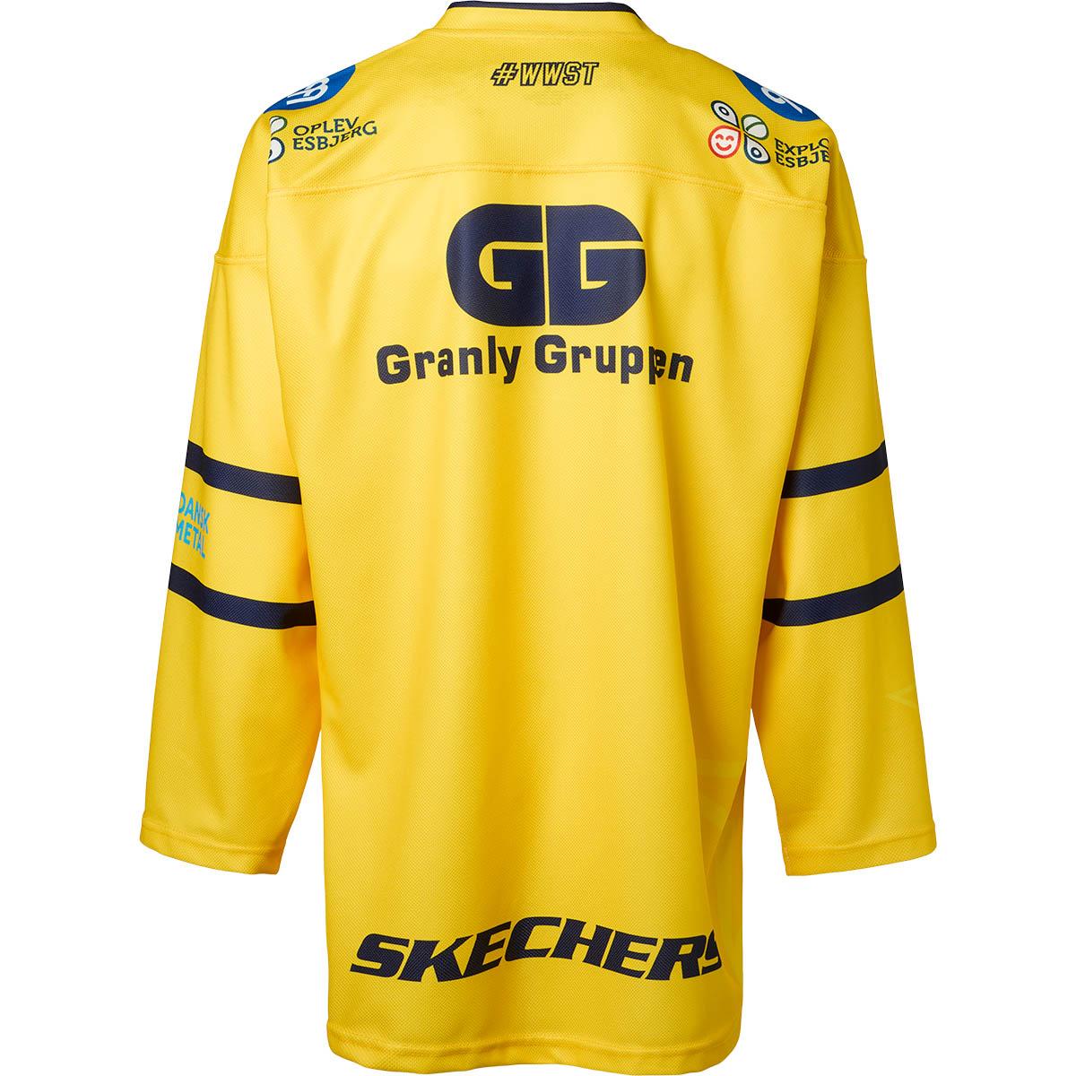 Esbjerg Energy Ishockey Hjemmebanetrøje 25/26 Børn Gul