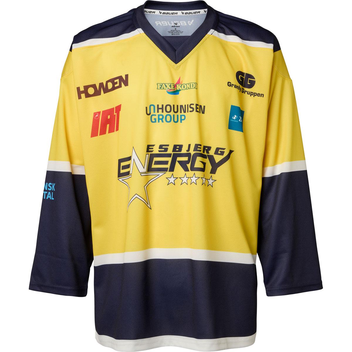 Esbjerg Energy 26/27 Hjemmetrøye Yellow/Navy