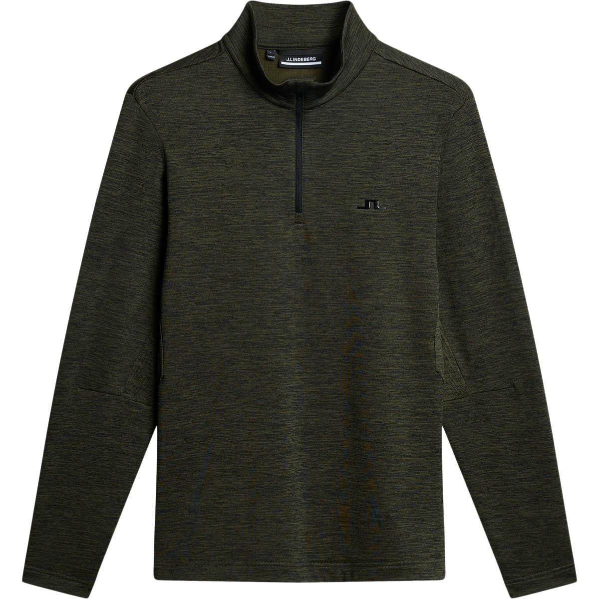 J.LINDEBERG Destry Half Zip Golftrøje Herre Green