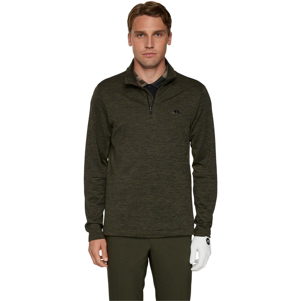 J.LINDEBERG Destry Half Zip Golftrøje Herre Green