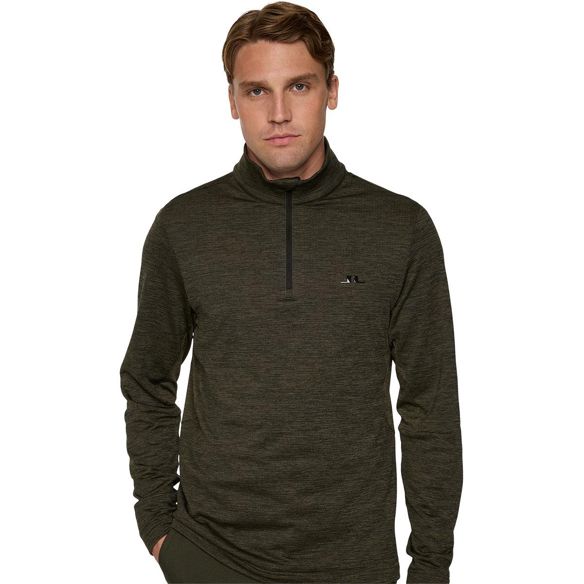 J.LINDEBERG Destry Half Zip Golftrøje Herre Green