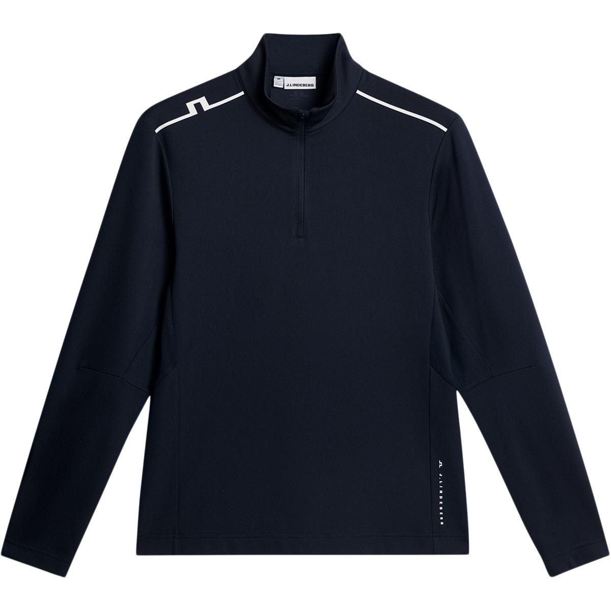 J.LINDEBERG Leon Half Zip Midlayer Golftrøje Herre Navy