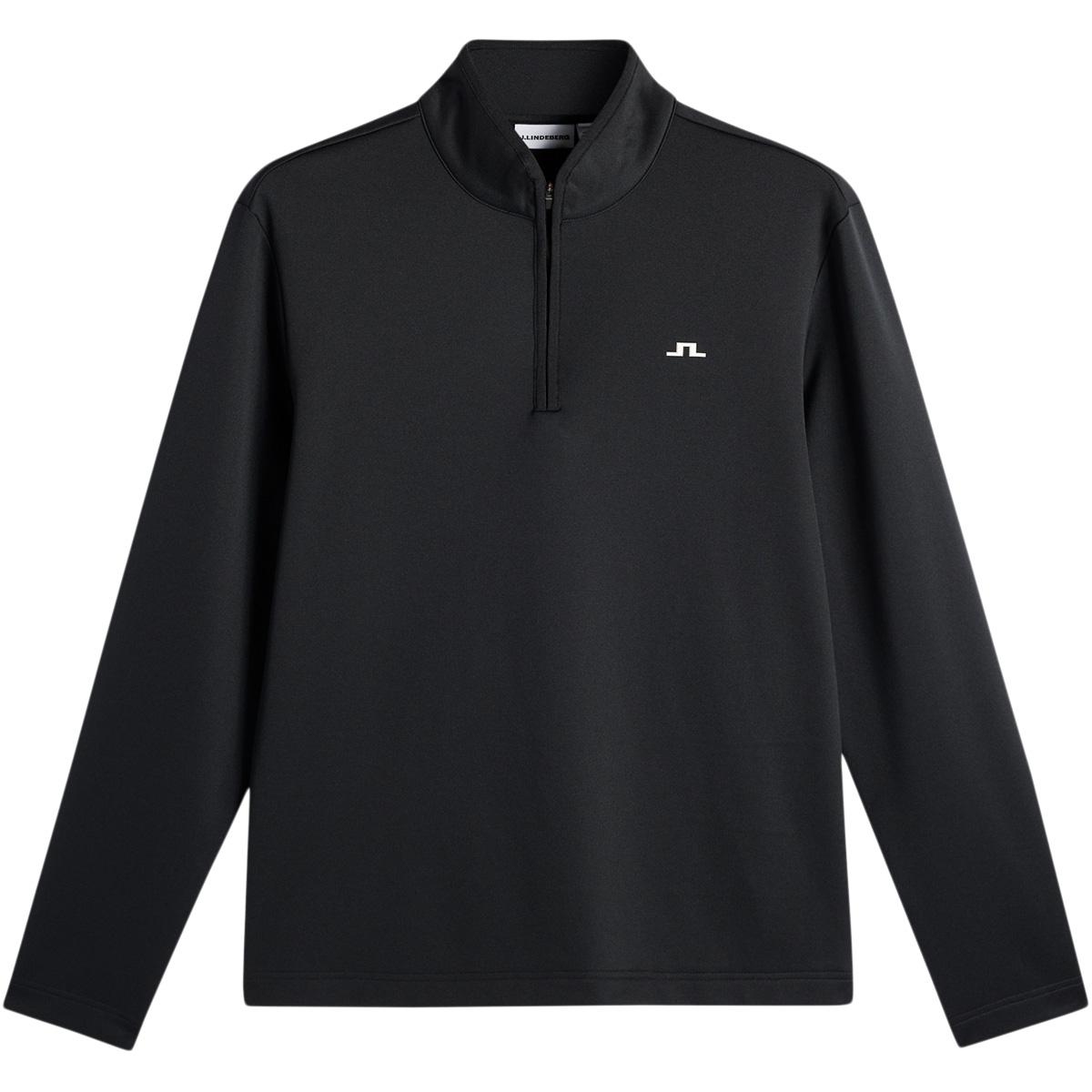 J.LINDEBERG Clide Half Zip Golftrøje Herre Black