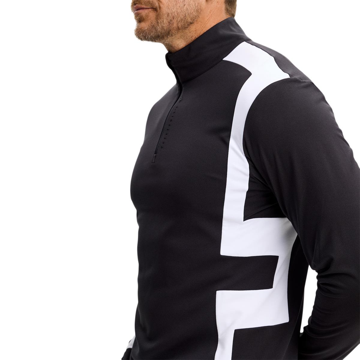J.LINDEBERG Finn Half Zip Golftrøje Herre Black