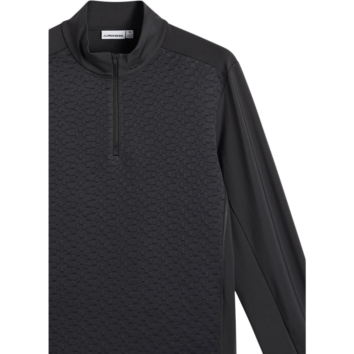 J.LINDEBERG Lassy Half Zip Golftrøje Herre Black
