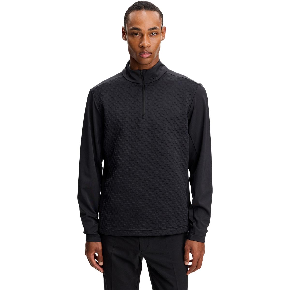 J.LINDEBERG Lassy Half Zip Golftrøje Herre Black